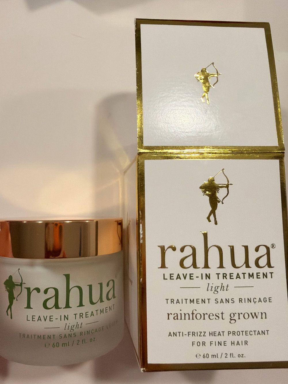 Rahua Leave-In Treatment Light Rainforest Grown Anti-Frizz Heat Protectant BNIB